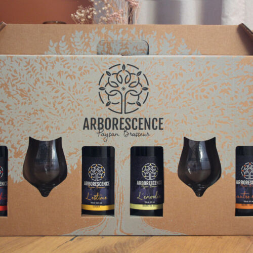 Grand coffret de bière de la Brasserie de l'Arborescence